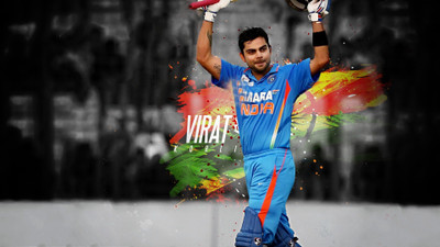 

KumkumArts Virat Kohli Poster 12 x 18 Inch HD Quality Material Gloss Paper Paper Print(18 inch X 12 inch, Rolled)
