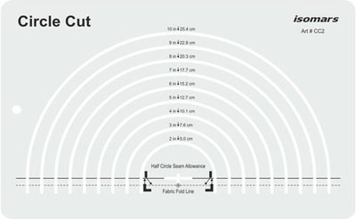 

Isomars Circle Cut 12 " Quilting Stencil(Pack of 1)