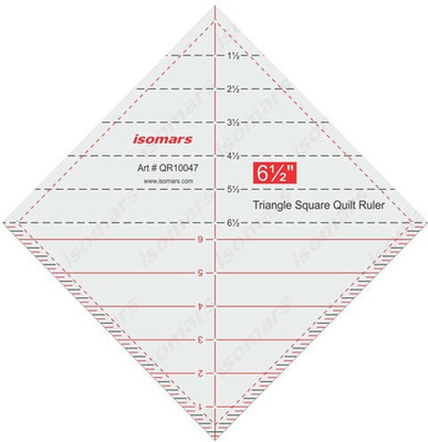 

Isomars Triangular Square Quilt Ruler Quilting Stencil(Pack of 1)