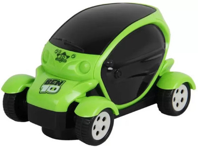 

Kanchan Toys Ben 10 Music and Light 3d Car For Kids(Green)