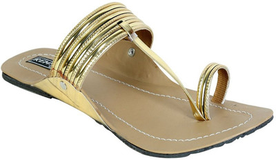 

ANSHU ENTERPRISES Women GOLDEN Flats