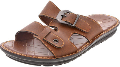 

Aerosoft Men Tan Sandals