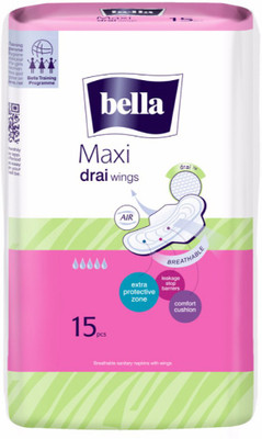

Bella Maxi Drai XL Wings Sanitary Pad(Pack of 15)