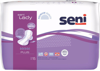 

Seni Lady Bladder Control Plus - Regular(15 Pieces)
