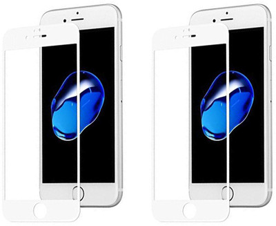 Chappie Moustache Edge To Edge Tempered Glass for Apple iPhone 7 Plus(Pack of 2)