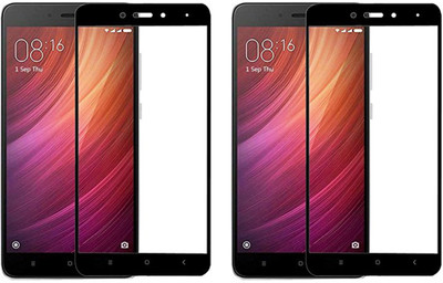 Chappie Moustache Edge To Edge Tempered Glass for Mi Redmi Note 4(Pack of 2)