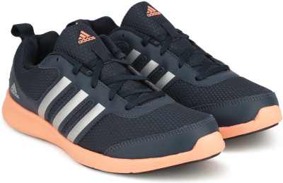 

ADIDAS YKING W Running Shoes For Women(Navy, Pink, Conavy/silvmt/sunglo