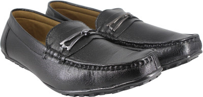 

LeatherKraft Loafers For Men(Black