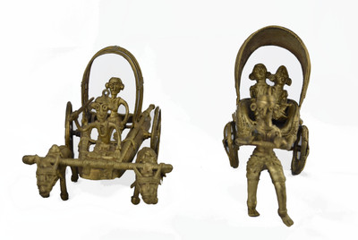 

NAKSHASUTRA Decorative Showpiece - 11 cm(Alloy, Gold)