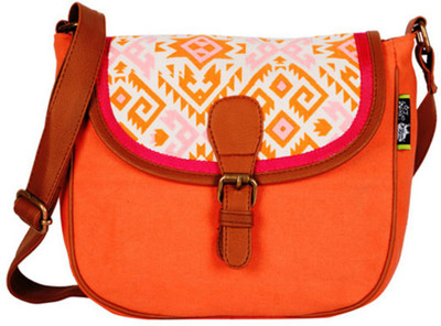 

Kanvas Katha Women Casual Multicolor Canvas Sling Bag