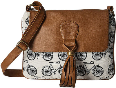 

Kanvas Katha Women Casual Black, Brown, White Satin Sling Bag