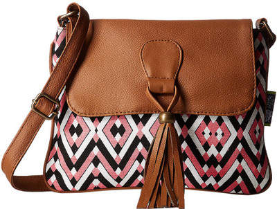 

Kanvas Katha Women Casual Multicolor Canvas Sling Bag