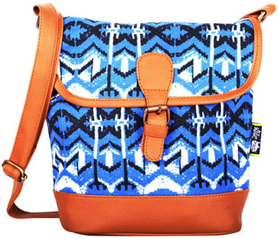 

Kanvas Katha Women Casual Multicolor Canvas Sling Bag