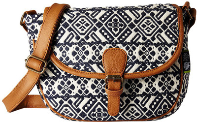 

Kanvas Katha Women Casual Black, Brown, White Satin Sling Bag