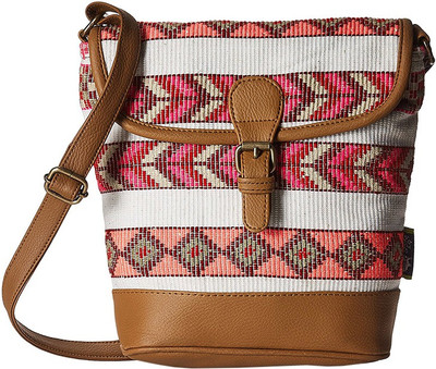 

Kanvas Katha Women Casual Multicolor Satin Sling Bag