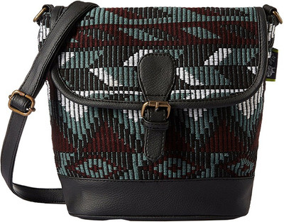 

Kanvas Katha Women Casual Black Satin Sling Bag