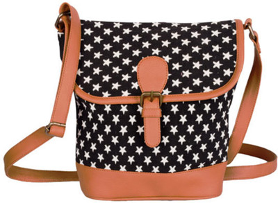 

Kanvas Katha Women Casual Black Satin Sling Bag
