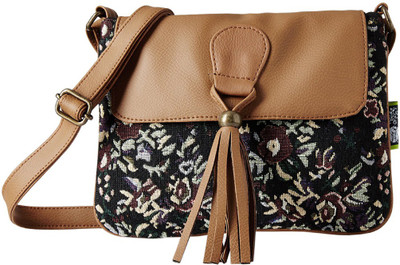 

Kanvas Katha Women Casual Multicolor Satin Sling Bag