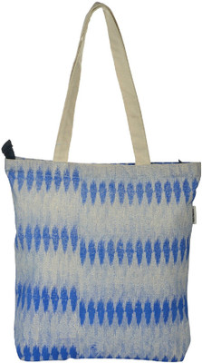 

Pickpocket Women Casual Blue Canvas Tote