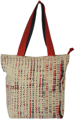 

Pickpocket Women Casual Red Canvas Tote