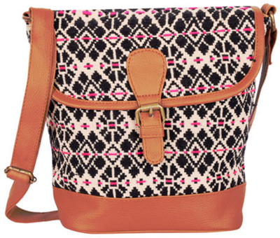 

Kanvas Katha Women Casual Multicolor Satin Sling Bag