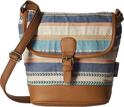 

Kanvas Katha Women Casual Multicolor Satin Sling Bag