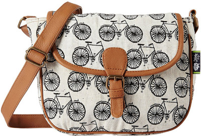 

Kanvas Katha Women Casual Black, Brown, White Satin Sling Bag