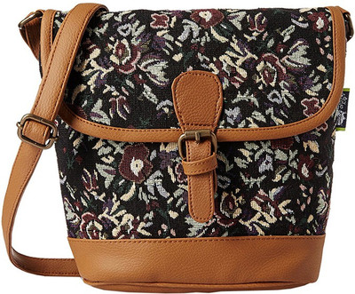 

Kanvas Katha Women Casual Multicolor Satin Sling Bag