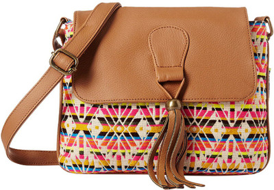 

Kanvas Katha Women Casual Multicolor Satin Sling Bag