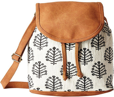 

Kanvas Katha Women Casual Black, Brown, White Satin Sling Bag
