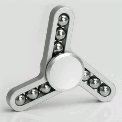 

QUALITY 9 Ball Metal High Speed Fidget Spinner Toy (Silver)(Silver)