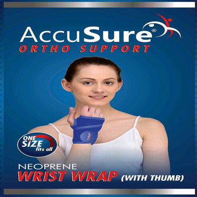 

AccuSure W2 Wrist Support (Free Size, Blue)