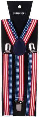 

Asraw Y- Back Suspenders for Men(Red)
