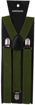 

Asraw Y- Back Suspenders for Men(Green)
