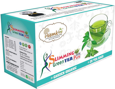 

Nemko Ayurveda Slimming Green Tea Tulsi Green Tea Bags Box(50 g)