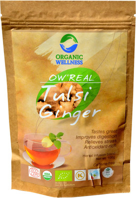 

Organic Wellness OW' Real Tulsi Ginger Tulsi, Ginger Herbal Tea(100 g, Pouch)