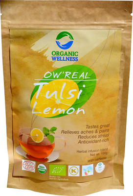 

Organic Wellness OW' Real Tulsi Lemon Tulsi, Lemon Herbal Tea(100 g, Pouch)