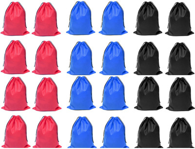 

DE'MODA Shoe Pouch(Red, Black, Blue), Black;blue;red