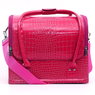 

Store2508 Professional Beauty Make Up Case Nail Cosmetic Box Vanity Case Professional Beauty Make Up Case Nail Cosmetic Box Vanity Case Vanity Box(Pink)