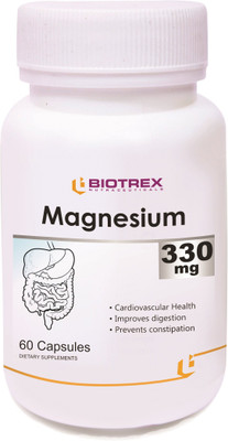 

Biotrex Nutraceuticals Magnesium - 330mg (60 Capsules)(330 mg)