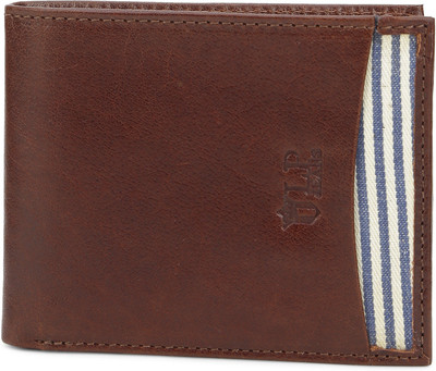 

LP Jeans Men Brown Genuine Leather Wallet(5 Card Slots)