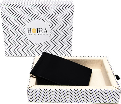 

Horra Men Blue Artificial Leather Money Clip(8 Card Slots)