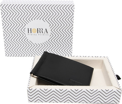 

Horra Men Black Artificial Leather Money Clip(8 Card Slots)