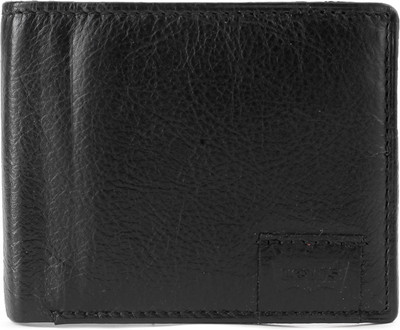 

Levi's Men Black Genuine Leather Wallet(4 Card Slots)