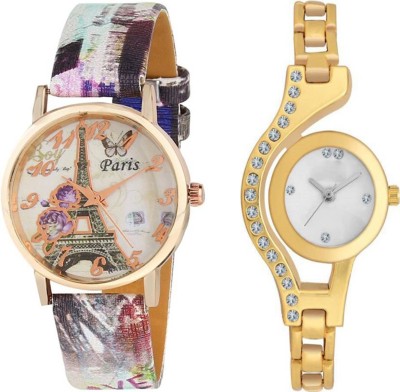 ReniSales NEW STYLISH LIMITED COLLCECTION PARIS EFFIL TOWER GLORY COMBO WATCH05 Watch  - For Girls   Watches  (ReniSales)
