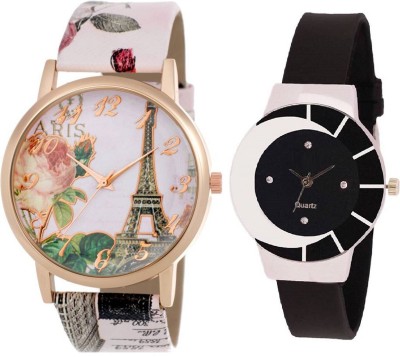 ReniSales PARIS EIFFEL TOWER STYLISH MULTICOLOR DIAL GIRL WATCH COMBO18 Watch  - For Girls   Watches  (ReniSales)