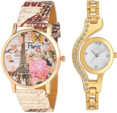 ReniSales NEW STYLISH LIMITED COLLCECTION PARIS EFFIL TOWER GLORY COMBO WATCH04 Watch  - For Girls   Watches  (ReniSales)