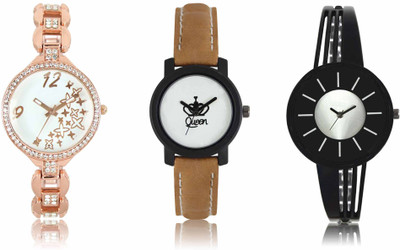 View SRK ENTERPRISE Girls Watch Combo With Stylish Designer Dial Premium Look Lorem 209_210_212 Watch  - For Girls Wrist Watches Price Online(SRK ENTERPRISE)