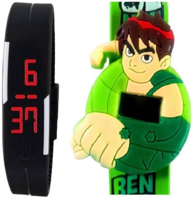 lavishable Ben10 strap pip-Black rubber 211 Watch - For Boys & Girls Watch  - For Boys & Girls   Watches  (Lavishable)