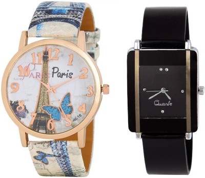ReniSales PARIS EIFFEL TOWER STYLISH MULTICOLOR DIAL GIRL WATCH COMBO0310 Watch  - For Girls   Watches  (ReniSales)